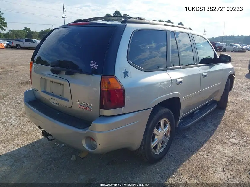 2007 GMC Envoy Slt VIN: 1GKDS13S272109223 Lot: 45525357