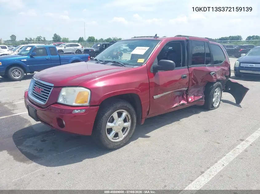 2007 GMC Envoy Sle Commercial VIN: 1GKDT13S372159139 Lot: 45569008