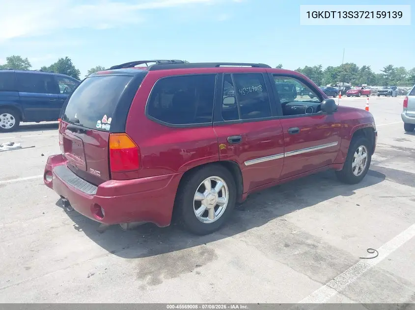 2007 GMC Envoy Sle Commercial VIN: 1GKDT13S372159139 Lot: 45569008