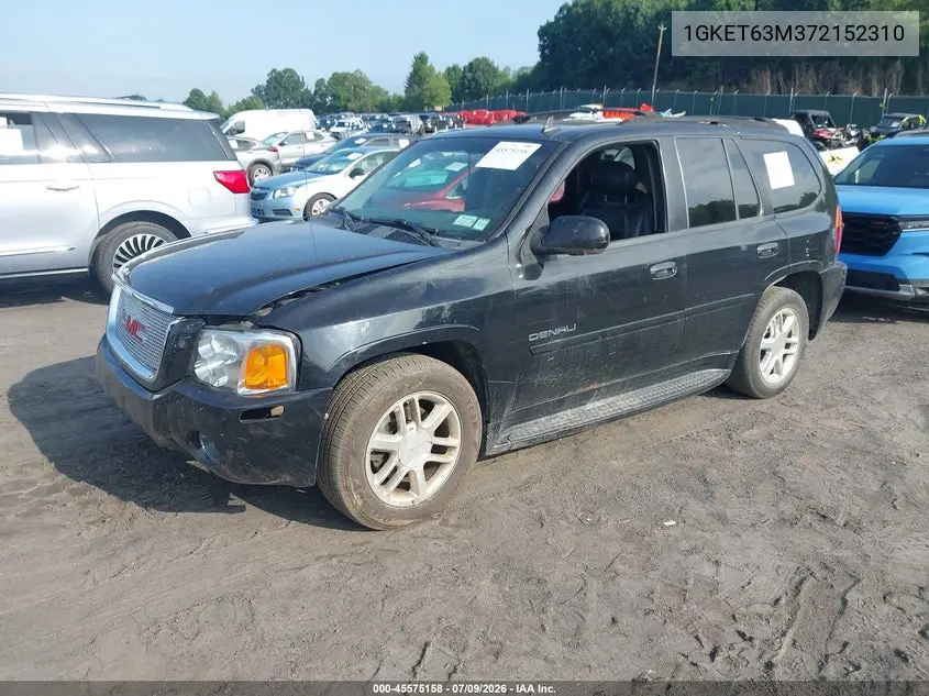 2007 GMC Envoy Denali VIN: 1GKET63M372152310 Lot: 45575158