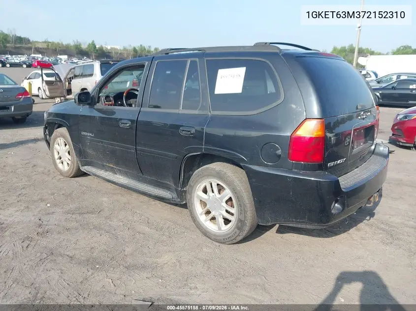 2007 GMC Envoy Denali VIN: 1GKET63M372152310 Lot: 45575158