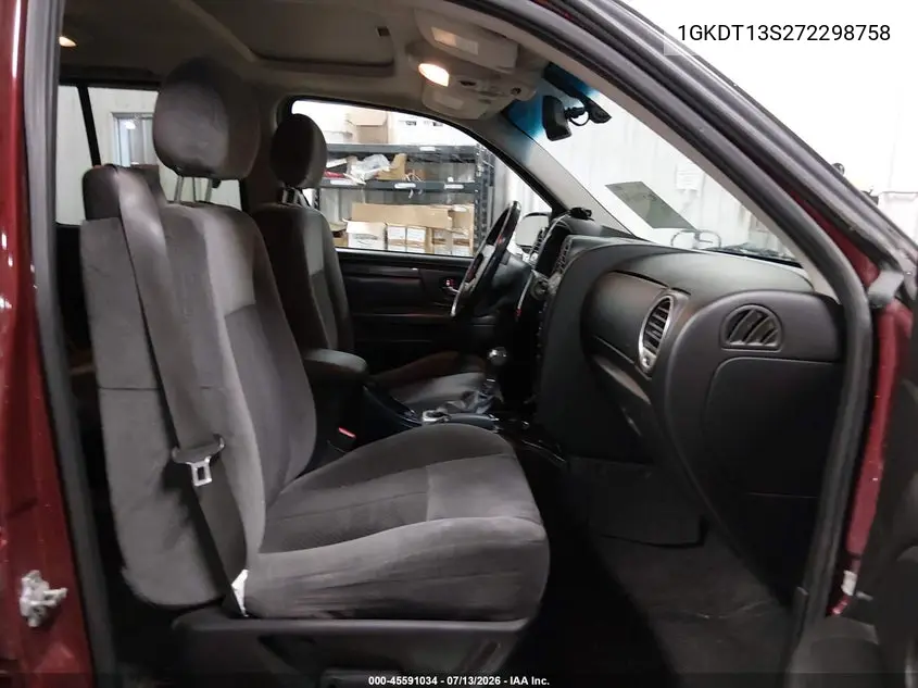2007 GMC Envoy Sle Commercial VIN: 1GKDT13S272298758 Lot: 45591034
