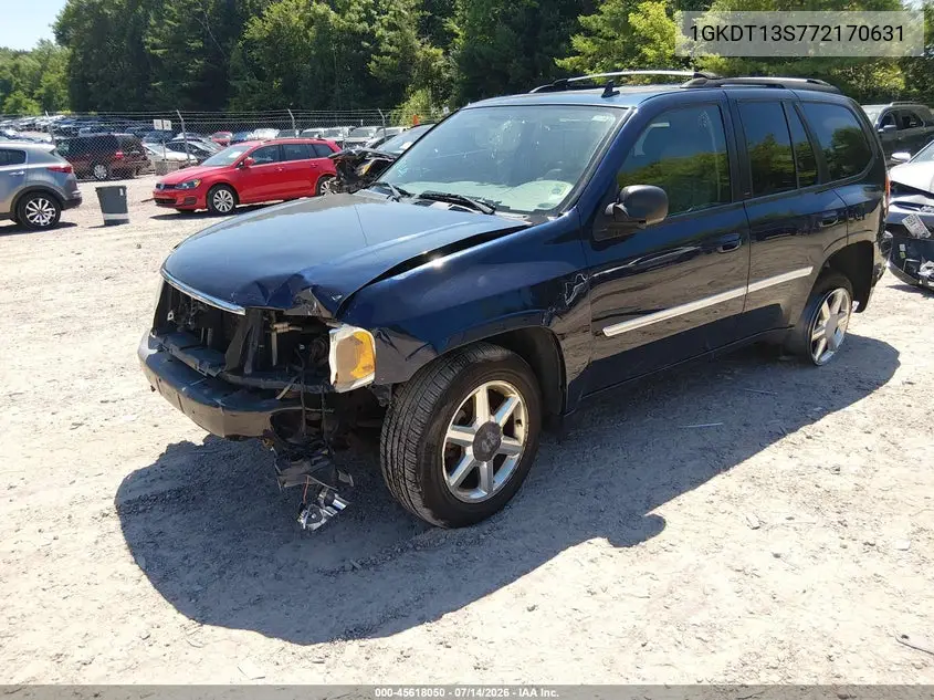 2007 GMC Envoy Slt VIN: 1GKDT13S772170631 Lot: 45618050