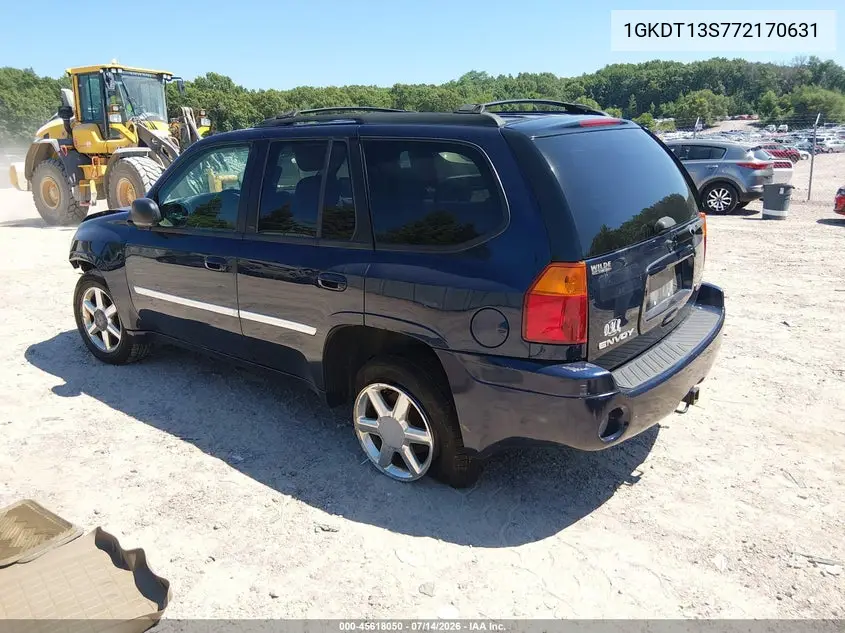 2007 GMC Envoy Slt VIN: 1GKDT13S772170631 Lot: 45618050