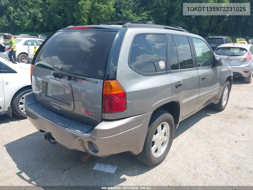 2007 GMC Envoy VIN: 1GKDT135972231025 Lot: 45623416
