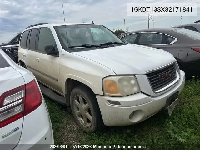 2008 GMC Envoy Slt VIN: 1GKDT13SX82171841 Lot: 20269061
