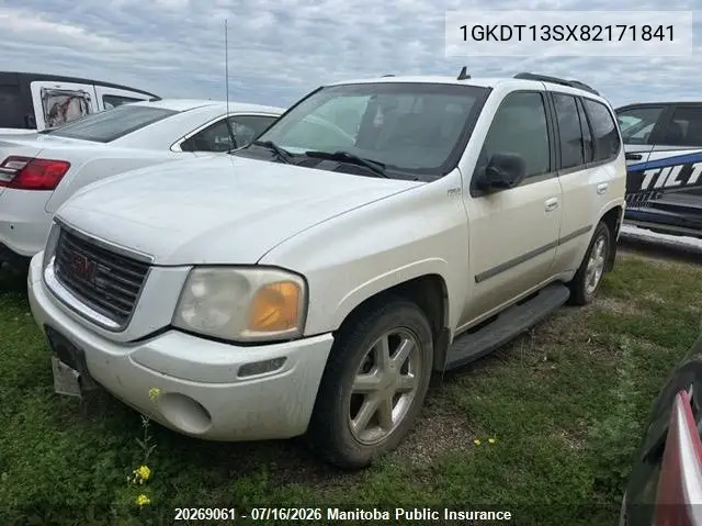 2008 GMC Envoy Slt VIN: 1GKDT13SX82171841 Lot: 20269061