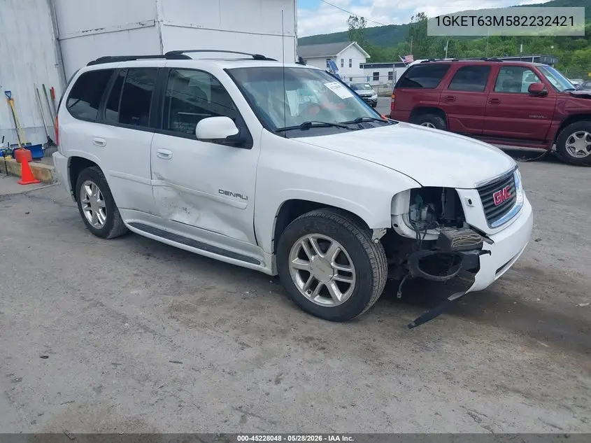 2008 GMC Envoy Denali VIN: 1GKET63M582232421 Lot: 45228048