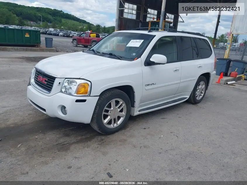 2008 GMC Envoy Denali VIN: 1GKET63M582232421 Lot: 45228048