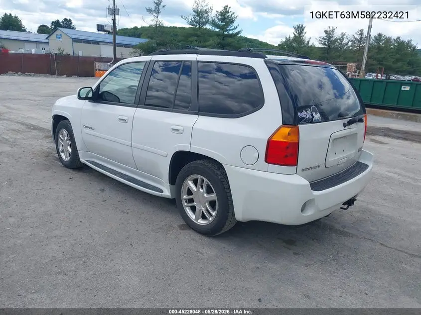 2008 GMC Envoy Denali VIN: 1GKET63M582232421 Lot: 45228048