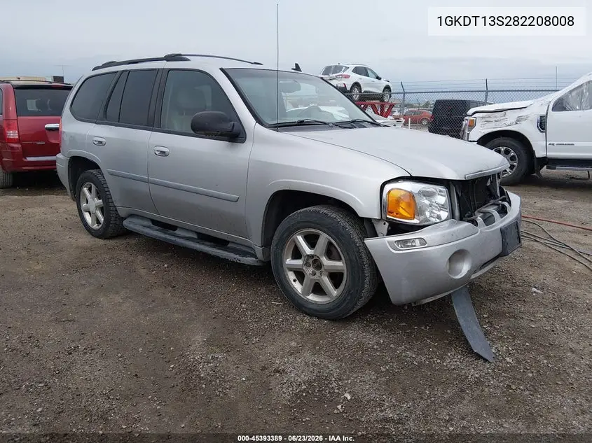 2008 GMC Envoy Slt VIN: 1GKDT13S282208008 Lot: 45393389
