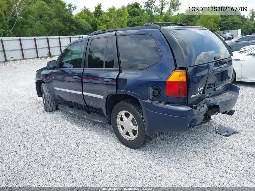 2008 GMC Envoy Sle VIN: 1GKDT13S382167789 Lot: 45532518