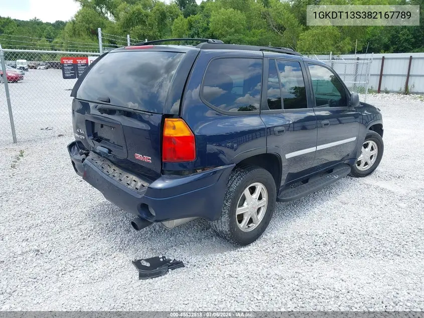 2008 GMC Envoy Sle VIN: 1GKDT13S382167789 Lot: 45532518