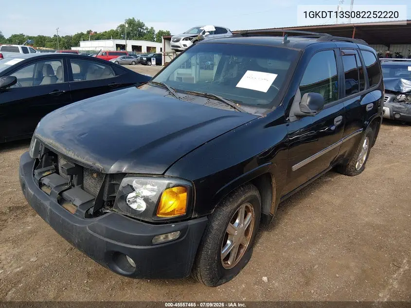 2008 GMC Envoy Sle VIN: 1GKDT13S082252220 Lot: 45557465
