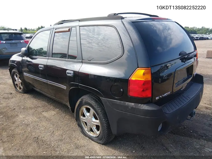 2008 GMC Envoy Sle VIN: 1GKDT13S082252220 Lot: 45557465