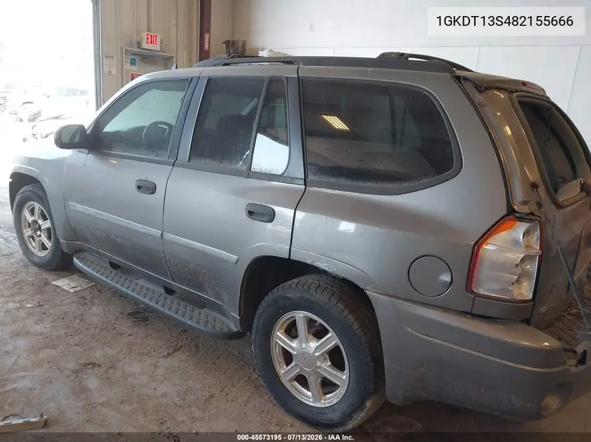 2008 GMC Envoy Sle VIN: 1GKDT13S482155666 Lot: 45573195