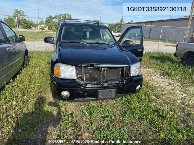 2009 GMC Envoy Sle VIN: 1GKDT33S892130718 Lot: 20263997