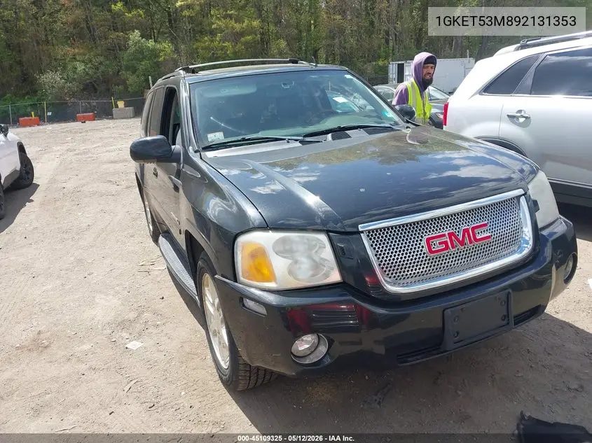 2009 GMC Envoy Denali VIN: 1GKET53M892131353 Lot: 45109325