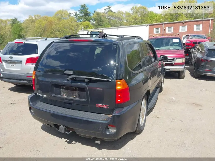 2009 GMC Envoy Denali VIN: 1GKET53M892131353 Lot: 45109325