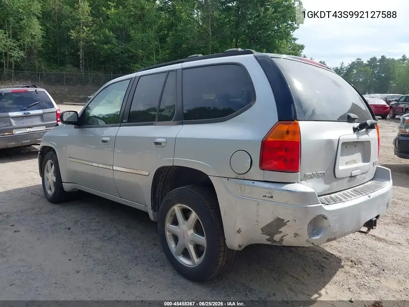 2009 GMC Envoy Slt VIN: 1GKDT43S992127588 Lot: 45458367