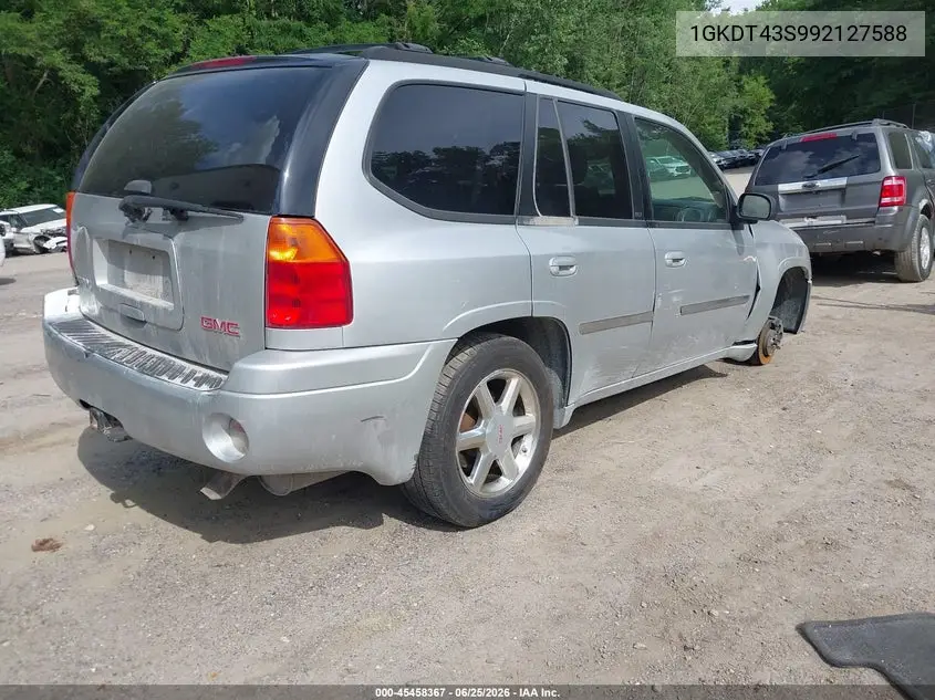 2009 GMC Envoy Slt VIN: 1GKDT43S992127588 Lot: 45458367