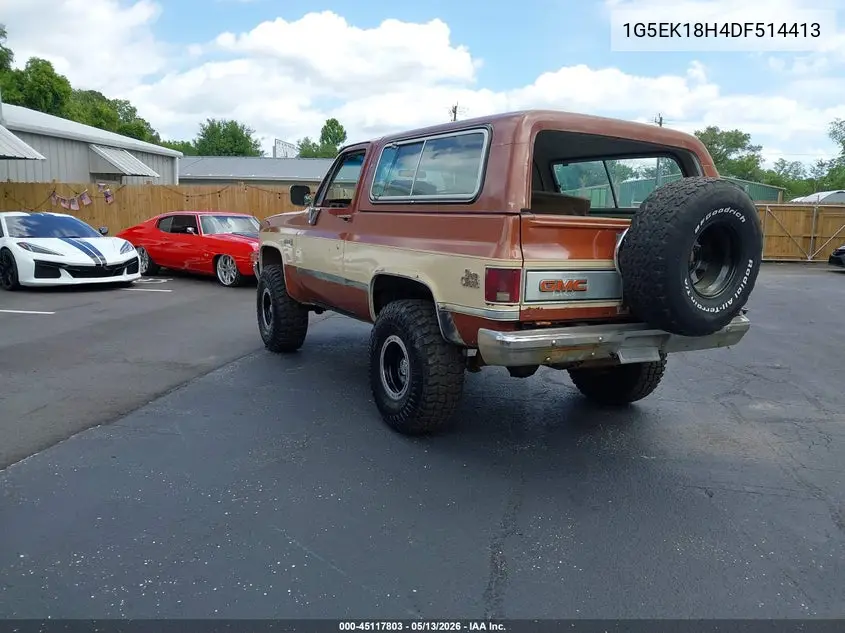 1983 GMC Jimmy K1500 VIN: 1G5EK18H4DF514413 Lot: 45117803
