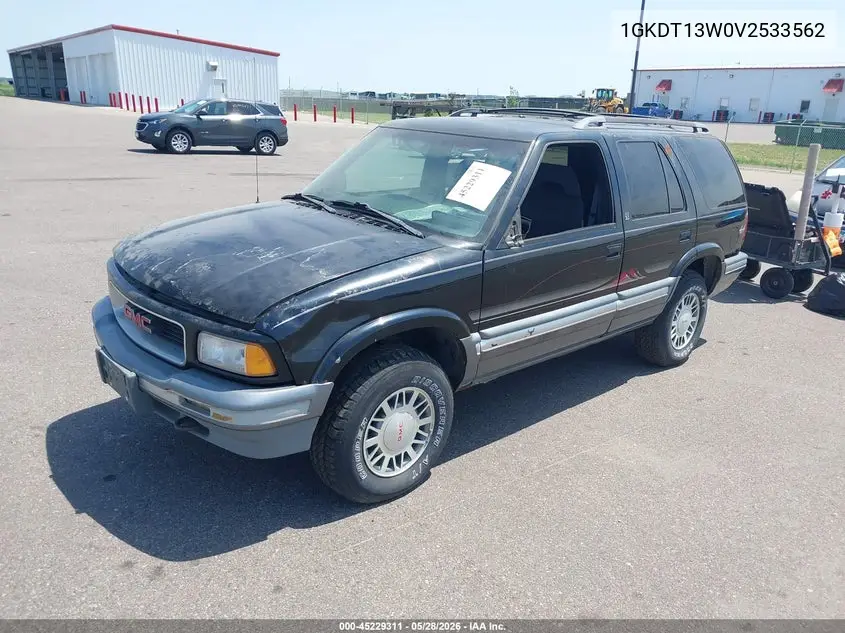 1997 GMC Jimmy Sls VIN: 1GKDT13W0V2533562 Lot: 45229311