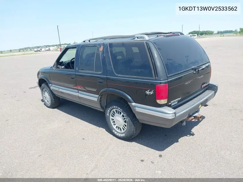 1997 GMC Jimmy Sls VIN: 1GKDT13W0V2533562 Lot: 45229311