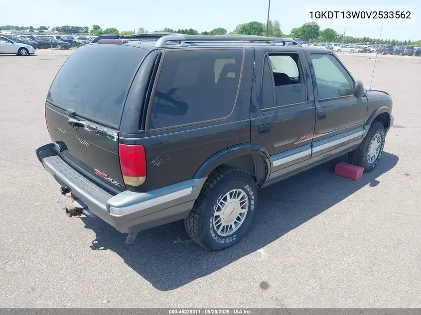 1997 GMC Jimmy Sls VIN: 1GKDT13W0V2533562 Lot: 45229311