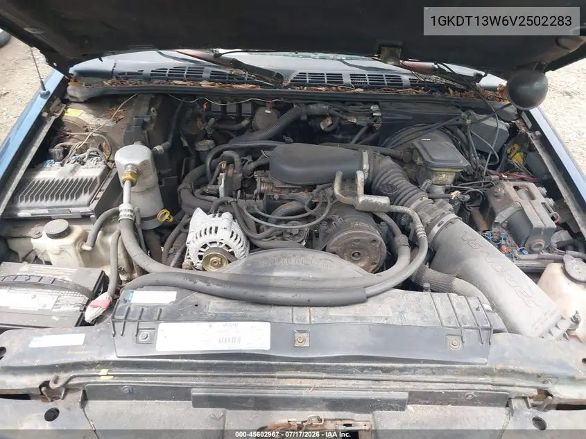 1997 GMC Jimmy Sls VIN: 1GKDT13W6V2502283 Lot: 45602967