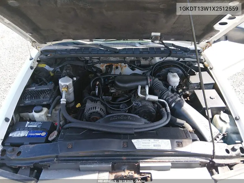 1999 GMC Jimmy Sle VIN: 1GKDT13W1X2512559 Lot: 45148579
