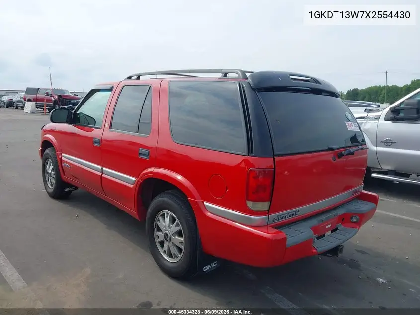 1999 GMC Jimmy Slt VIN: 1GKDT13W7X2554430 Lot: 45334328