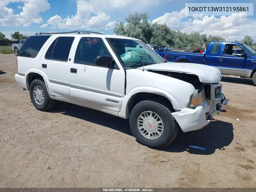 2001 GMC Jimmy Sle VIN: 1GKDT13W312195861 Lot: 45573685