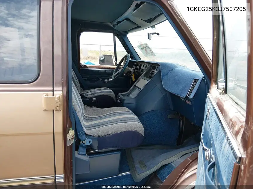 1988 GMC Rally Wagon G2500 VIN: 1GKEG25K3J7507205 Lot: 45359998