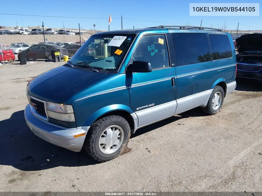 1997 GMC Safari Slx VIN: 1GKEL19W0VB544105 Lot: 44613077