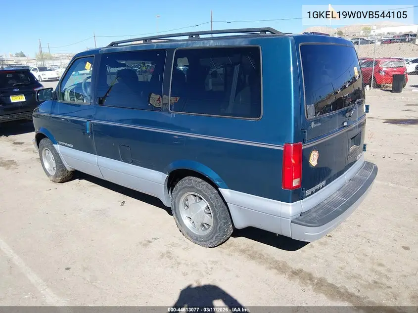 1997 GMC Safari Slx VIN: 1GKEL19W0VB544105 Lot: 44613077