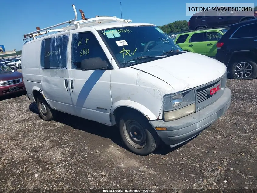 1997 GMC Safari Sl VIN: 1GTDM19W9VB500348 Lot: 45475090