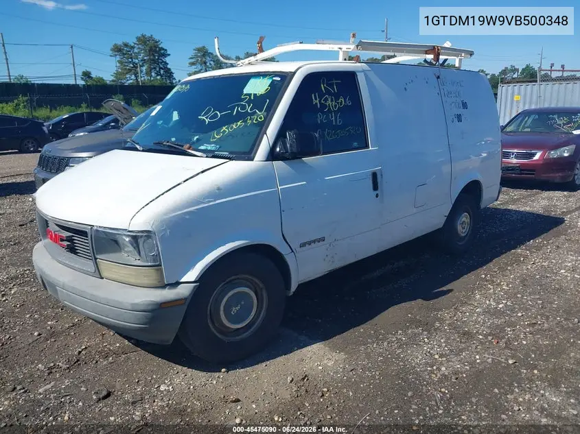 1997 GMC Safari Sl VIN: 1GTDM19W9VB500348 Lot: 45475090
