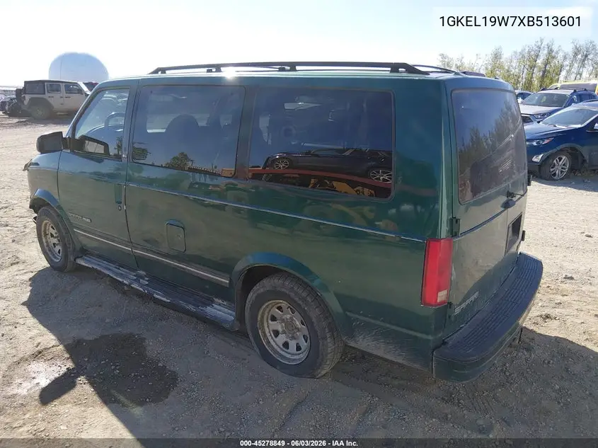1999 GMC Safari Sl VIN: 1GKEL19W7XB513601 Lot: 45278849