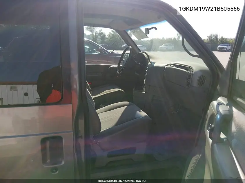 2001 GMC Safari Sle VIN: 1GKDM19W21B505566 Lot: 45548543