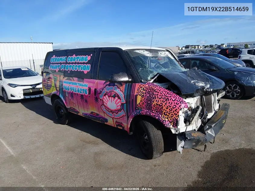 2002 GMC Safari Sl VIN: 1GTDM19X22B514659 Lot: 44921843