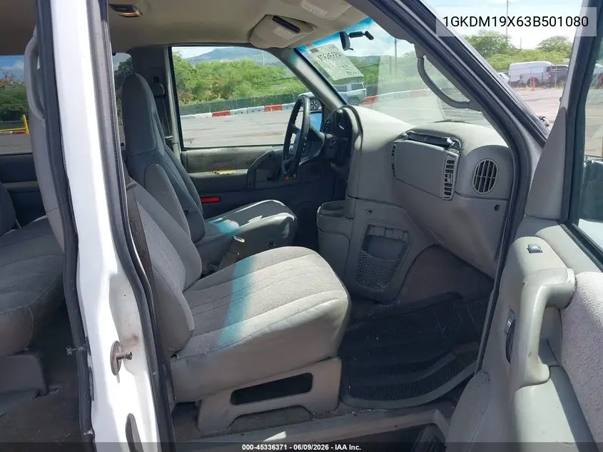 2003 GMC Safari VIN: 1GKDM19X63B501080 Lot: 45336371