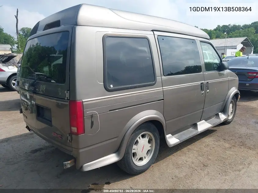 2003 GMC Safari Upfitter VIN: 1GDDM19X13B508364 Lot: 45498753