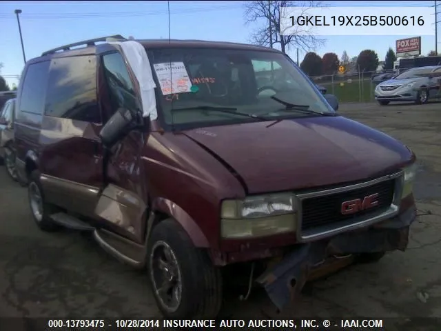 2005 GMC Safari VIN: 1GKEL19X25B500616 Lot: 13793475