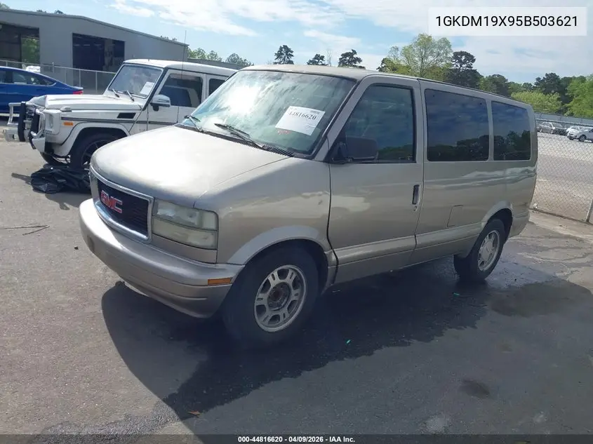 2005 GMC Safari VIN: 1GKDM19X95B503621 Lot: 44816620