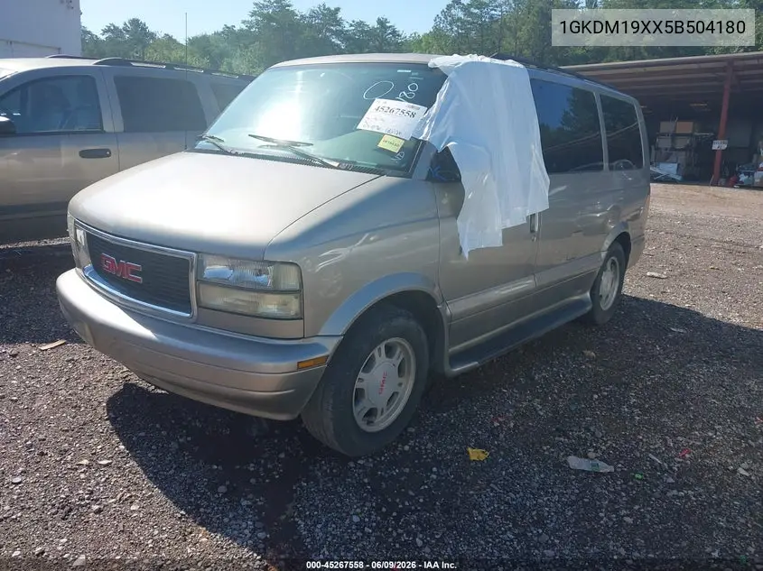 2005 GMC Safari VIN: 1GKDM19XX5B504180 Lot: 45267558