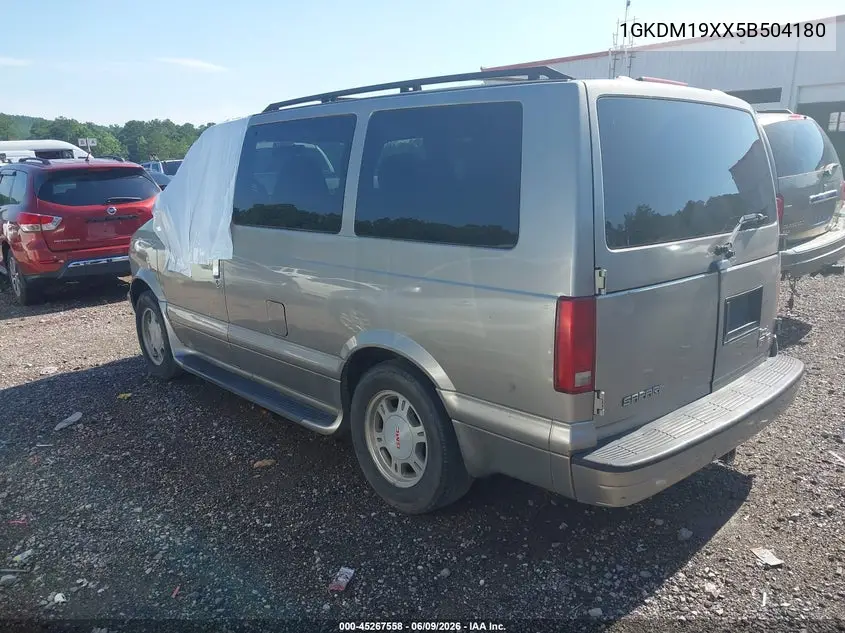 2005 GMC Safari VIN: 1GKDM19XX5B504180 Lot: 45267558