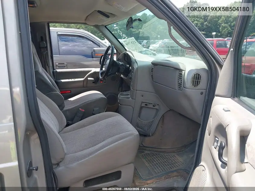 2005 GMC Safari VIN: 1GKDM19XX5B504180 Lot: 45267558