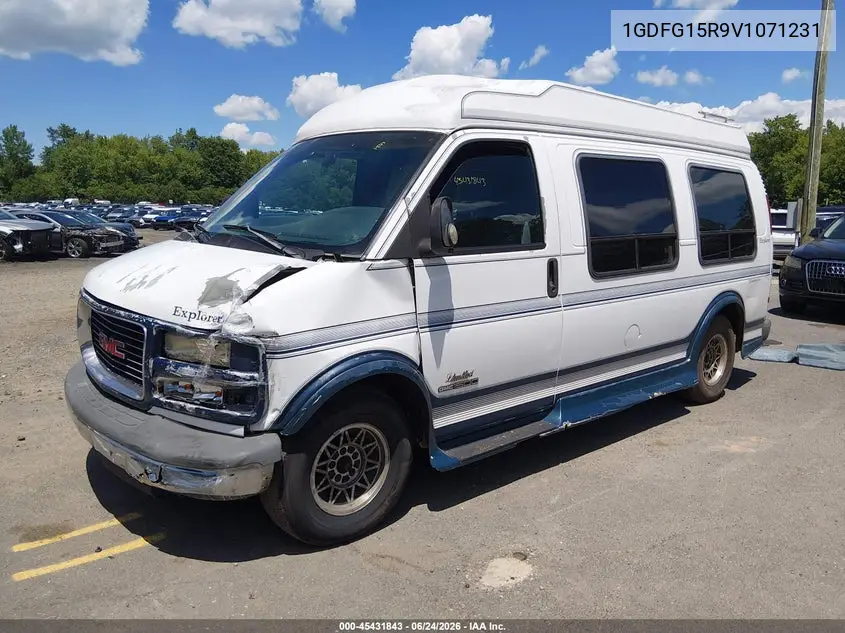 1997 GMC Savana Yf7 VIN: 1GDFG15R9V1071231 Lot: 45431843