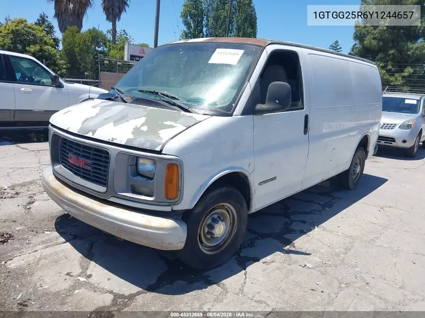 2000 GMC Savana Standard VIN: 1GTGG25R6Y1244657 Lot: 45312689